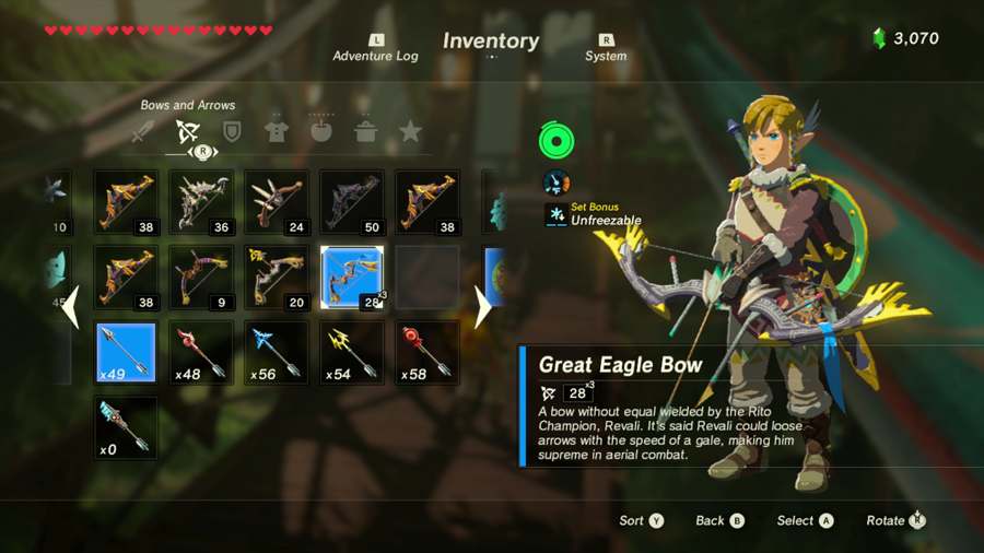 Zelda Breath of the Wild Best Bows Where to Find the Best Bows in